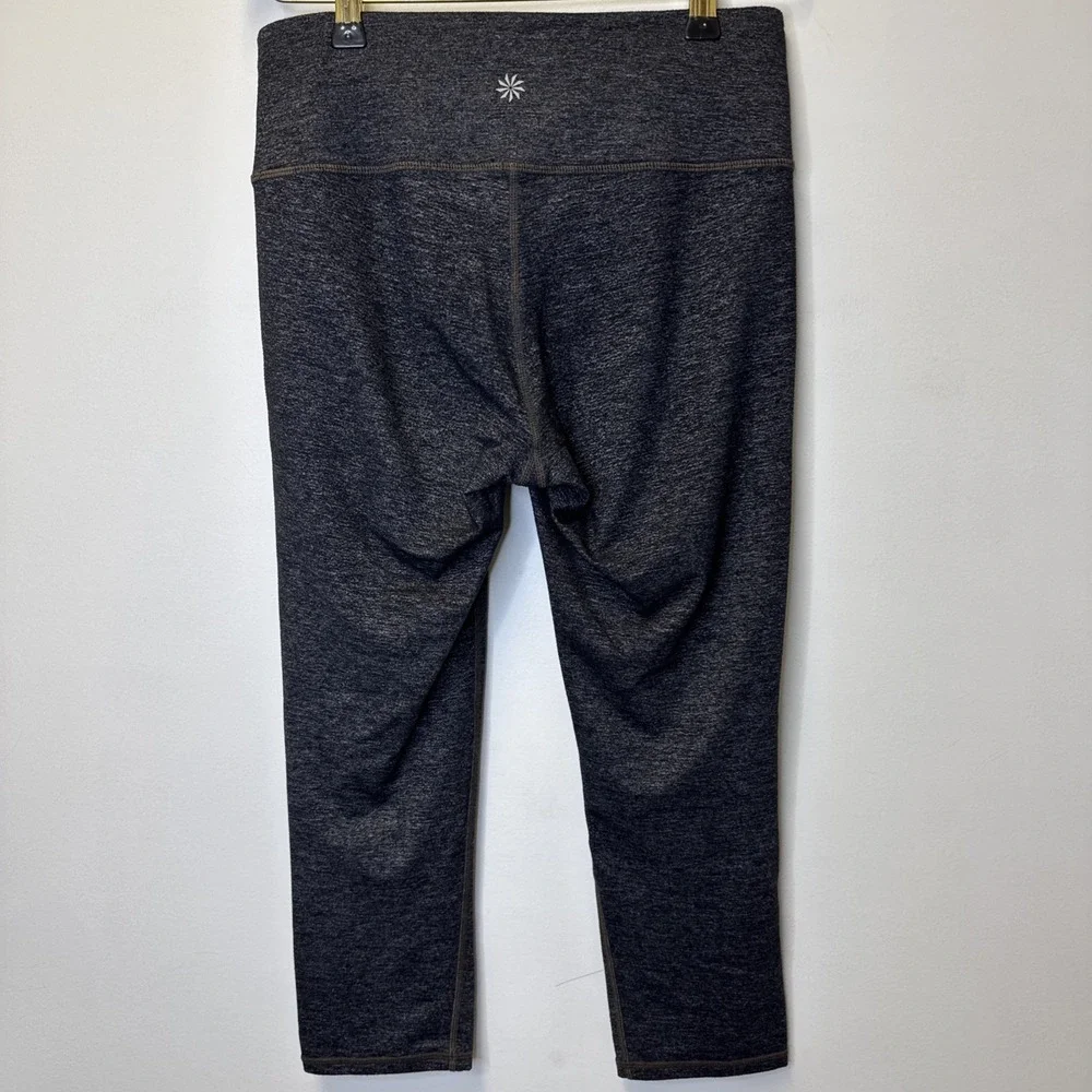 Athleta Leggings Women's‎ Crop S Heather Gray Stretch Activewear Yoga Gym
